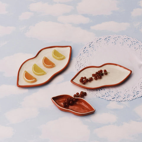 SET 3 LIPS SERVIZIO PIATTI B8924008-999 RED SERAX