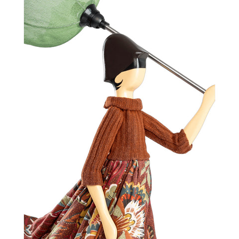 LAMPADA LITTLE GIRL SARABO SKITSO PARALUME VERDE