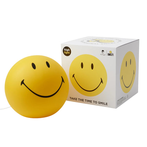 SMILEY FLOOR LAMP XL  45 MM MR. MARIA YELLOW