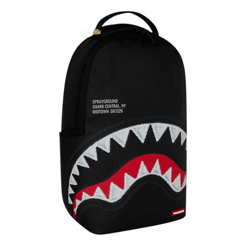 ZAINO SHARK CENTRAL 910B9629NSZ BLACK SPRAYGROUND