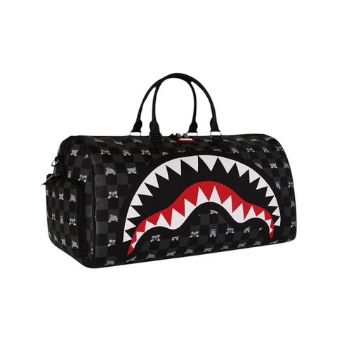 CHECK DUFFLE GRAY PEEKING CHARACTER ART. 910D8910NSZ SPRAYGROUND