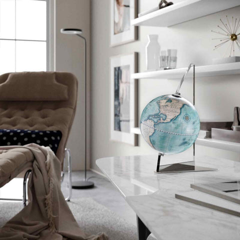 MAPPAMONDO VELA INOX INDACO DIAM 22 CM. ART. Z.915/TS.05 ZOFFOLI