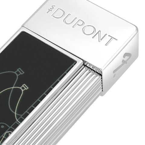 ACCENDINO LI TWIGGY FENDER 030025 S.T. DUPONT BLACK/CHROME