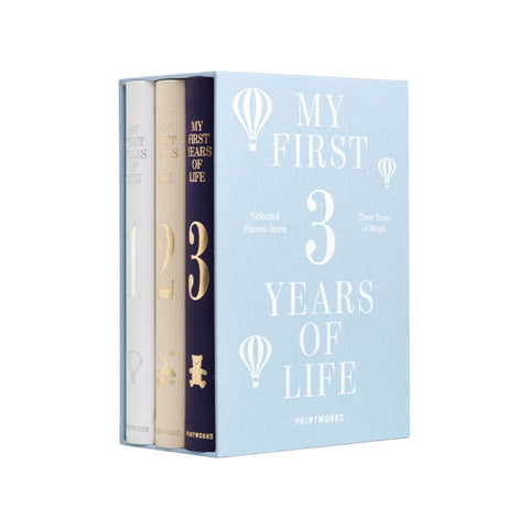 ALBUM 3PACK MY FIRST3 YEARS PW00770 PRINTWORKS BLUE