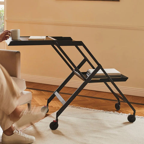 CARRELLO PIEGHEVOLE IN ACCIAIO RS11B PLICO ALESSI BLACK