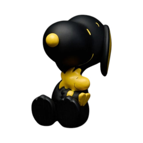 SNOOPY WOODSTOCK SNOO12-1206 12CM BLOGO DESIGN BLACK