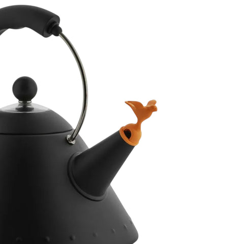 BOLLITORE CON UCCELLO 9093 BB ALESSI BLACK