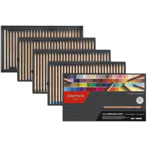 COLORI LUMINANCE ASSORTITI 100 PZ A6901800 CARAN D'ACHE