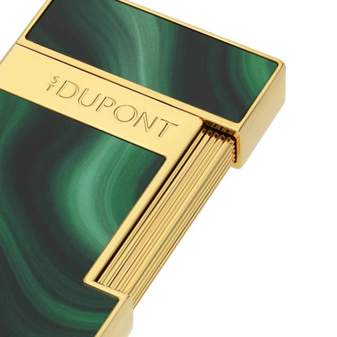 ACCENDINO LI SLIMMY GEODE ART. 028036 GREEN/GOLDEN S.T. DUPONT