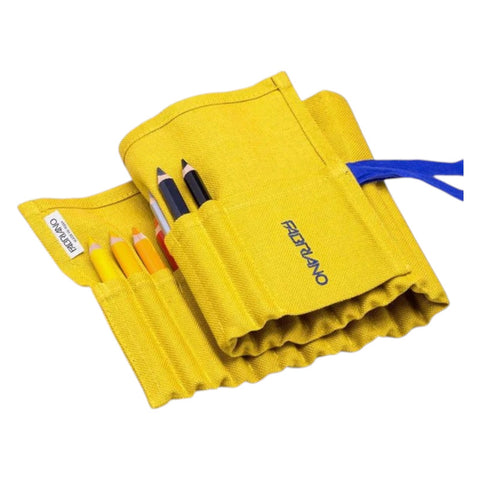 CARTUCCIERA 24 COLORI MATITA FABRIANO GIALLO