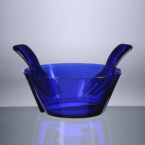 INSALATIERA ACRILICO H 11 DIAM 25 FULMINE MARIOLUCA GIUSTI BLUE