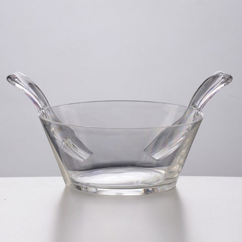 INSALATIERA ACRILICO H 11 DIAM 25 FULMINE MARIOLUCA GIUSTI TRASPARENTE