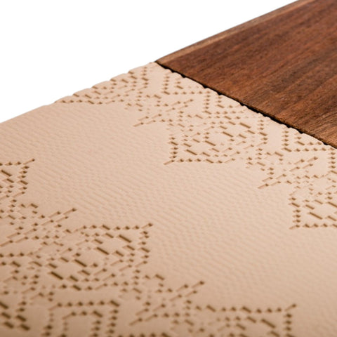 TAGLIERE 18X79 IN-TAGLIO 2 ART. GL302ITE KNINDUSTRIE ECRU