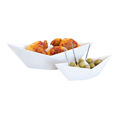 BARCHETTA ORIGAMI 2469 GRANDE BIANCA CERAMICHE CRESCENTINI