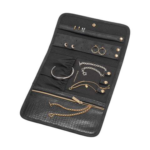 ESTELLA BARLETT BLACK COCONUT JEWELERY CASE