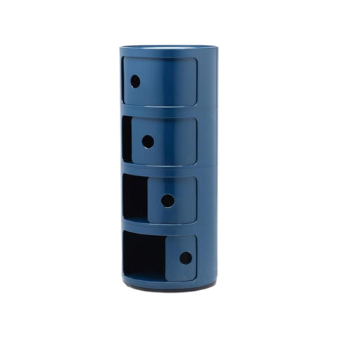 CONTENITORE 4 ELEMENTI 04985/15 KARTELL BLUE