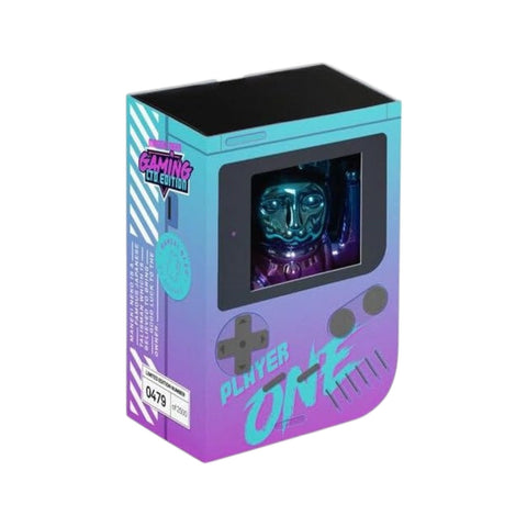 MANEKI NEKO PLAYER ONE SHINY BLUE/PINK LUCKY CAT MULTICOLOR