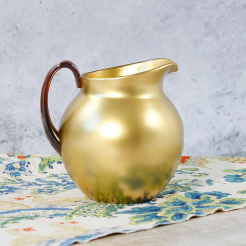 CARAFFA PITCHER PLUTONE MARIO LUCA GIUSTI GOLD