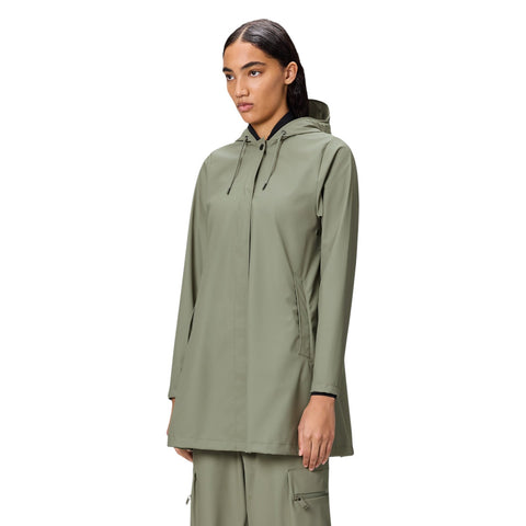 IMPERMEABILE A-LINE W JACKET M W3 18050 RAINS DRIFT GREEN