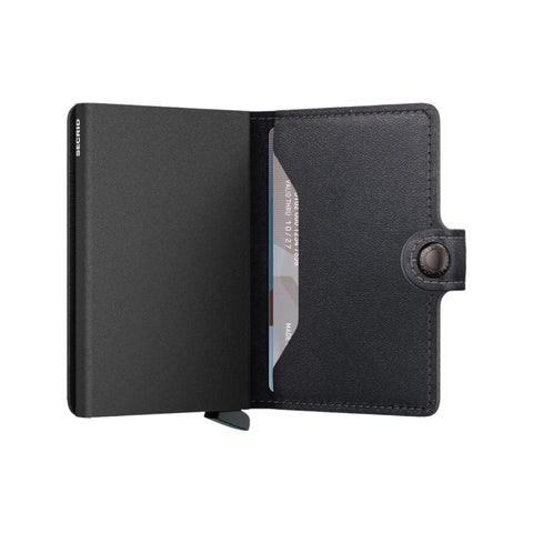 PORTAFOGLIO MINIWALLET ORIGINAL POWDER COAT SECRID BLACK