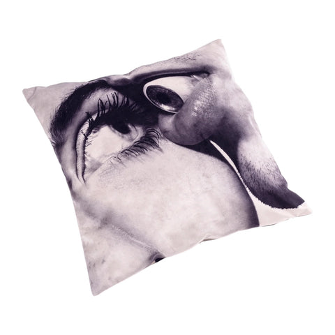 CUSCINO TOILETPAPER EYE&MOUTH 02319 BLACK SELETTI