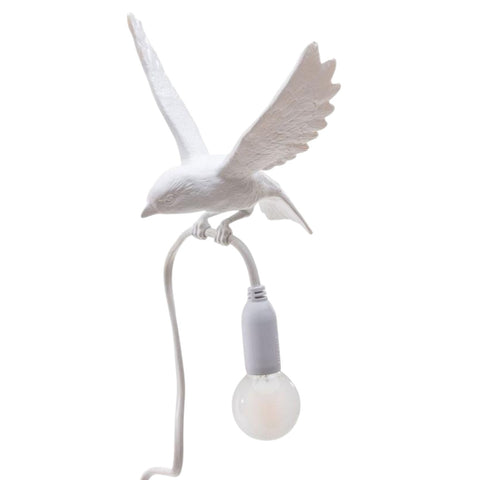 "SELETTI SPARROW LANDING RESIN USB LAMP ART. 15310"