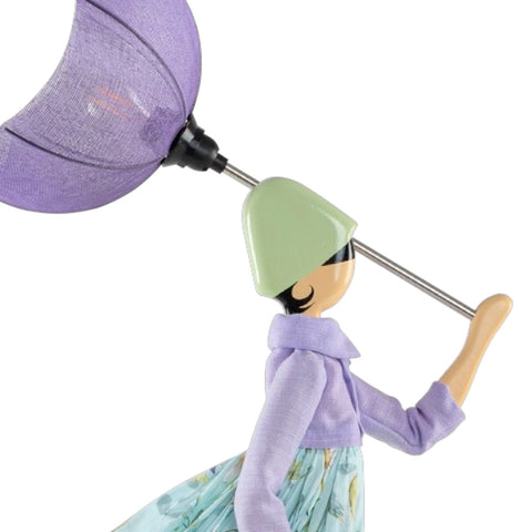 LAMPADA LITTLE GIRL LAVENA PARALUME LILLA' SKITSO MULTICOLOR