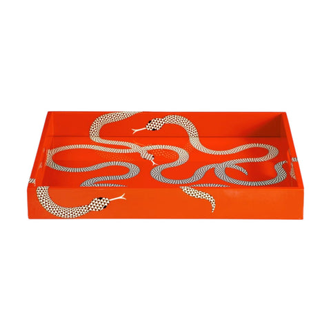 VASSOIO EDEN LACQUER TRAY ART. 32893 JONATHAN ADLER ORANGE