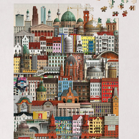 PUZZLE JIGSAW BERLIN ART. MS0604 1000 PEZZI MARTIN SCHWARTZ