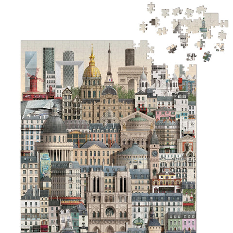 PUZZLE JIGSAW PARIS ART. MS0606 1000 PEZZI MARTIN SCHWARTZ