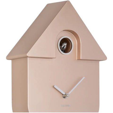 OROLOGIO WALL CLOCK MODERN CUCKOO KA5867RG KARLSSON META PINK