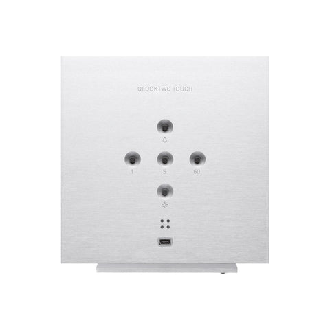 QLOCKTWO TOUCH 13,5X13,5 CM FULL METAL