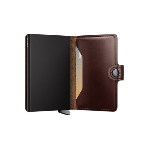 PORTAFOGLIO PREMIUM MINIWALLET DUSK DARK BROWN SECRID