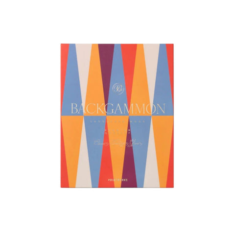 GIOCO LACQUERED BACKGAMMON PW00786 RED PRINTWORKS