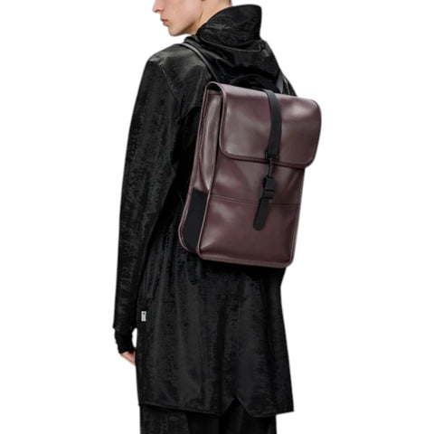 ZAINO BACKPACK MINI W3 13020 RAINS DEPHT BORDEAUX
