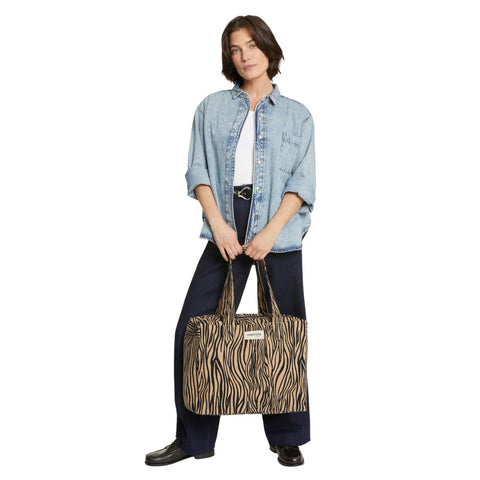 BORSA CELESTINS WILD TRIBE RIVEDROITE PARIS ZEBRA