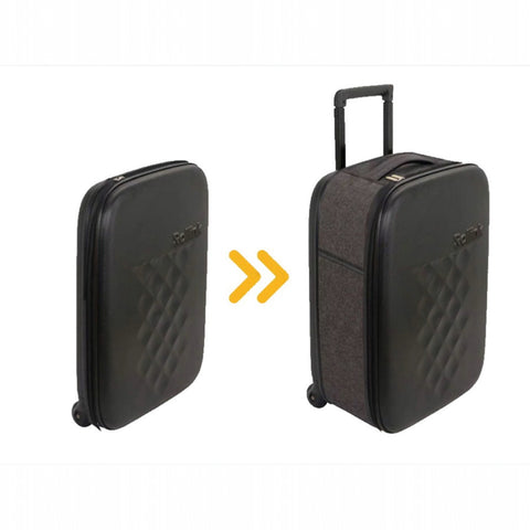 TROLLEY FLEX EARTH CABIN SIZE 21 2 RUOTE GRAPHITE GREY ROLLINK