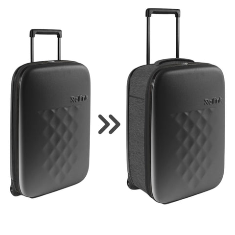 TROLLEY ROLLINK FLEX EARTH CABIN SIZE 21 BLACK 2 RUOTE