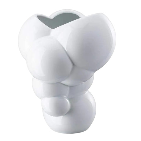 VASO 26 CM SKUM BIG-DEN BIANCO SMALTATO 26026 ROSENTHAL