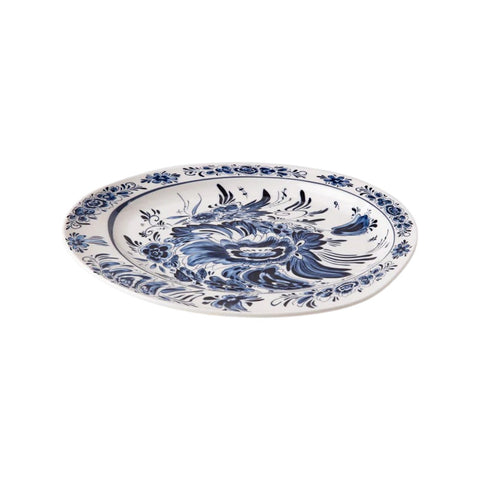 PIATTO PIANO CLASSIC ON ACID Cm.28 - HOLLANDIA FLOWERS ART 11205 SELETTI