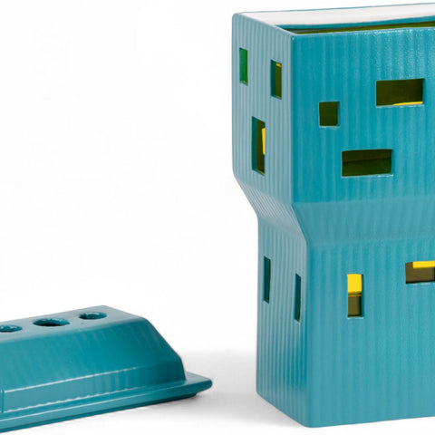 VASO PORCELLANA VELASCHINO CM 19X13 H 32 10054 SELETTI