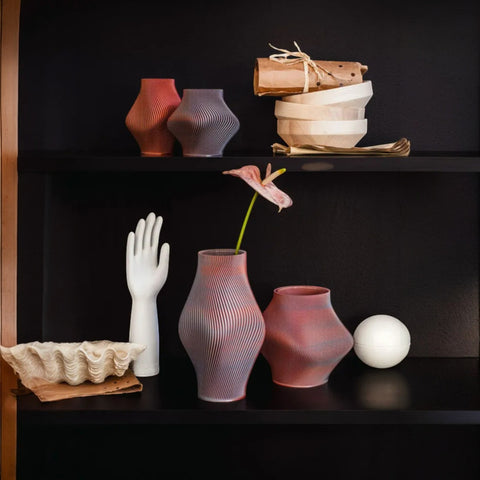 SET DI DUE MINI VASO BLOZ & BOYK BLEND MINI VASES SET SHEYN SALMON