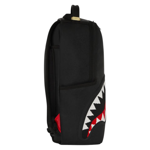 FLY KNIT MOUTH DLX- SATIN BACKPACK 910B7754NSZ SPRAYGROUND BLACK