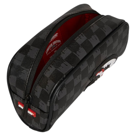 DRIPPING SHARKS IN PARIS POUCH 910B7972NSZ SPRAYGROUND BLACK