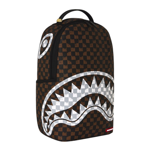 ZAINO CREAM AND BROWN TEAR CHECK  ART. 910B8552NSZ SPRAYGROUND