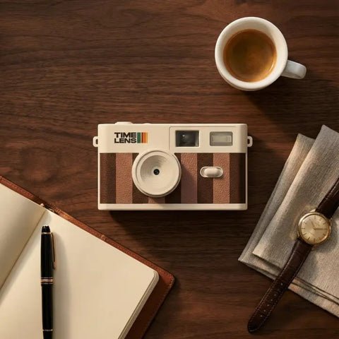 FOTOCAMERA ART. TL0115 CREAM ROSEWOOD TIME LENS