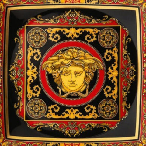 PIATTINO QUADRATO 15253 MEDUSA VERSACE 409605 ROSENTHAL