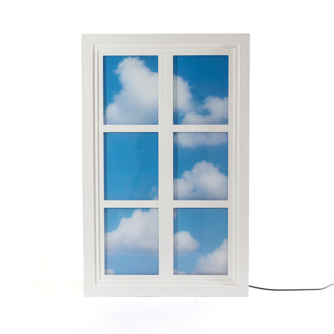 LAMPADA IN LEGNO SUITE WINDOW 57X90 24002 SELETTI WHITE