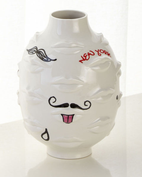 JONATHAN ADLER GALA ROUND VASE GRAFFITI ART. 28459