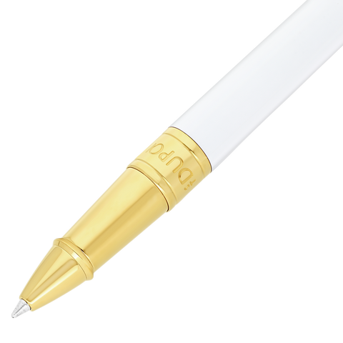 PENNA ROLLER WI INITIAL RB 272217 S.T. DUPONT WHITE/GOLDEN